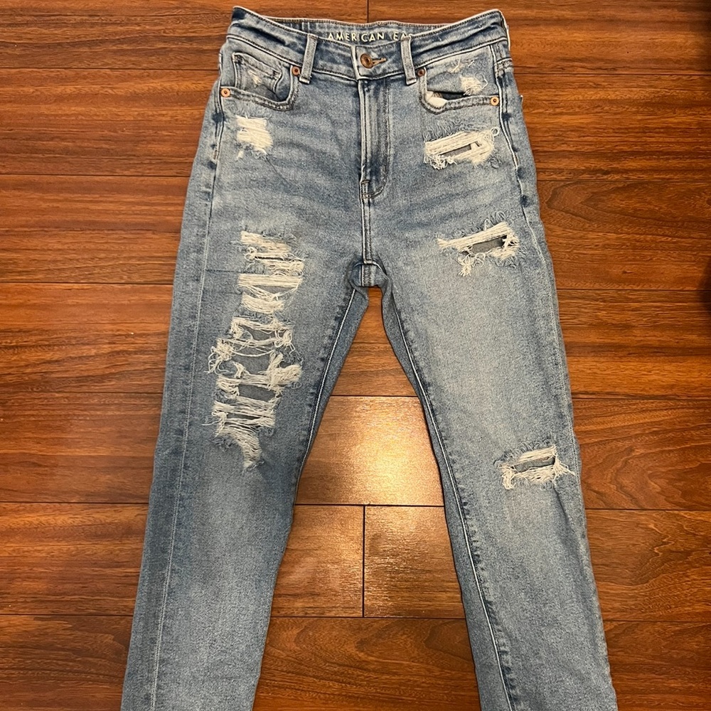 American eagle stretch mom jeans